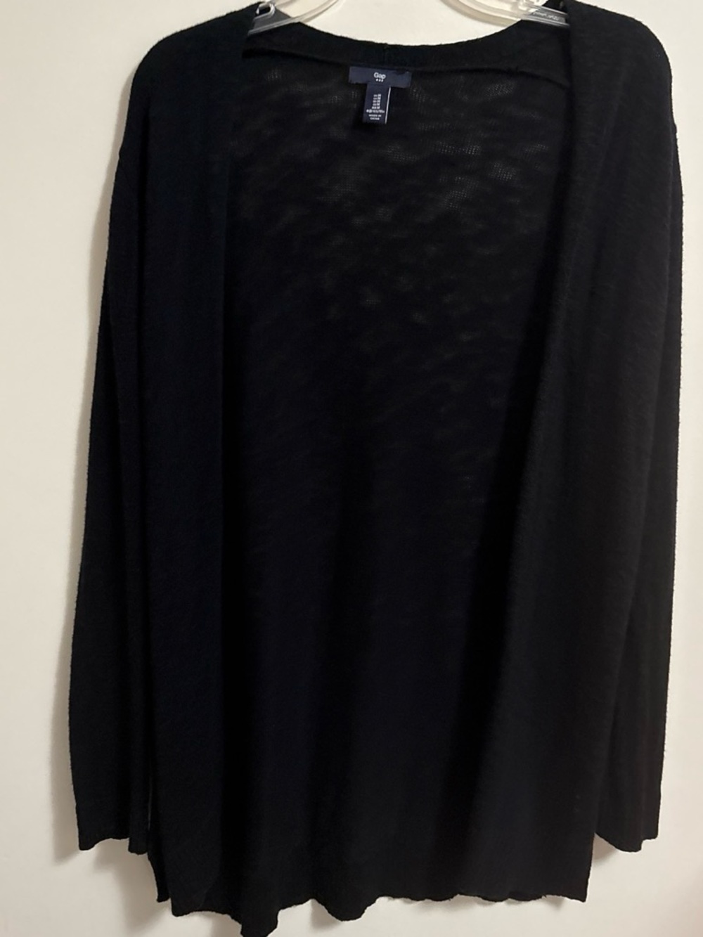 GAP Black Women's Open-Front Cardigan
